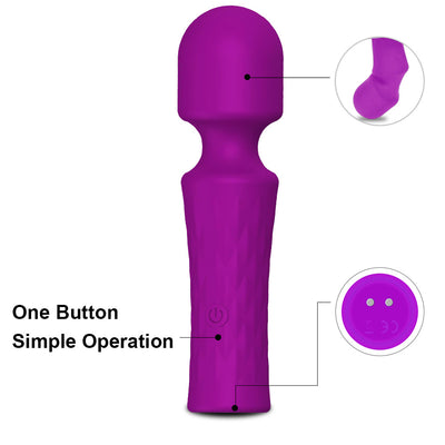Mini Wand Vibrator for Clitoris Stimulation 10 Modes - M3