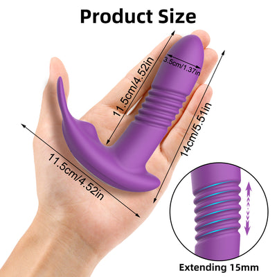 Thrusting Vibrator for Women APP Rotating Telescopic Dildo Remote Control G Spot Massage Clitoris Stimulator