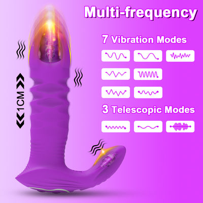 App Control Thrusting Anal Butt Plug Vibrator & Prostate Massager Bullet Buttplug