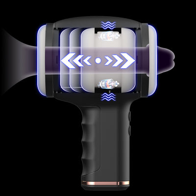 Waterproof Thrusting and Vibrating Masturbator Hammer Shape K6
