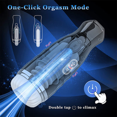10 Vibration Telescopic Modes Male Masturbators Adult Vagina Masturbator Cup