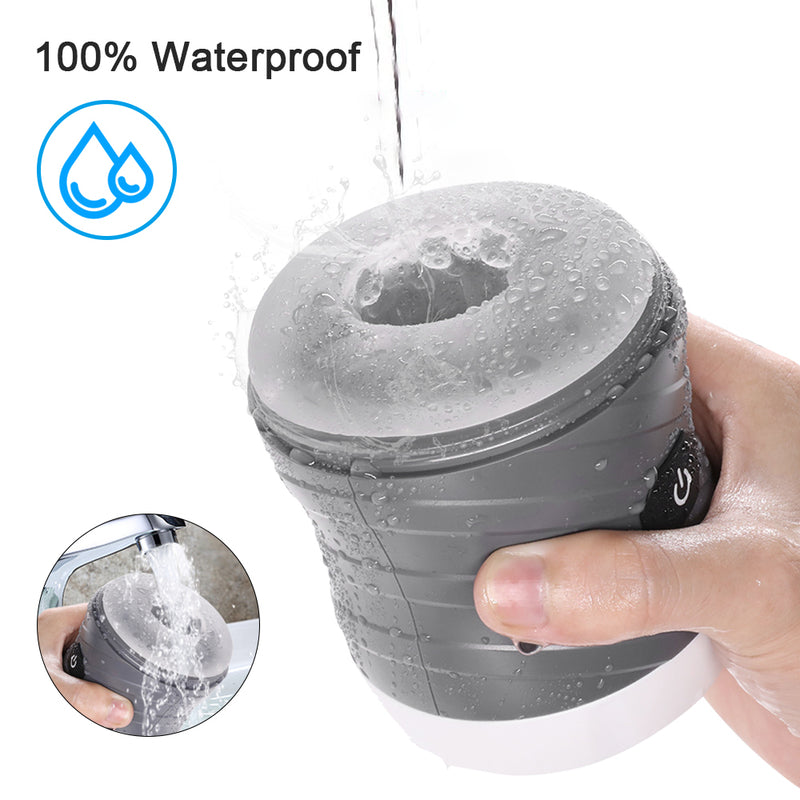 Waterproof Vibrating Male Masturbator with Soft Sleeve K5
