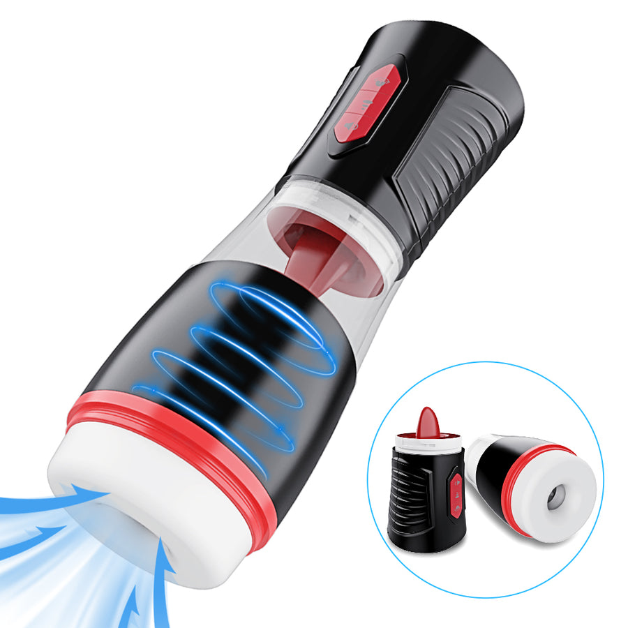 automatic sucking male masturbators Lurevibe Automatic Sucking Male Masturbators 7 Vibration Suction main image 1