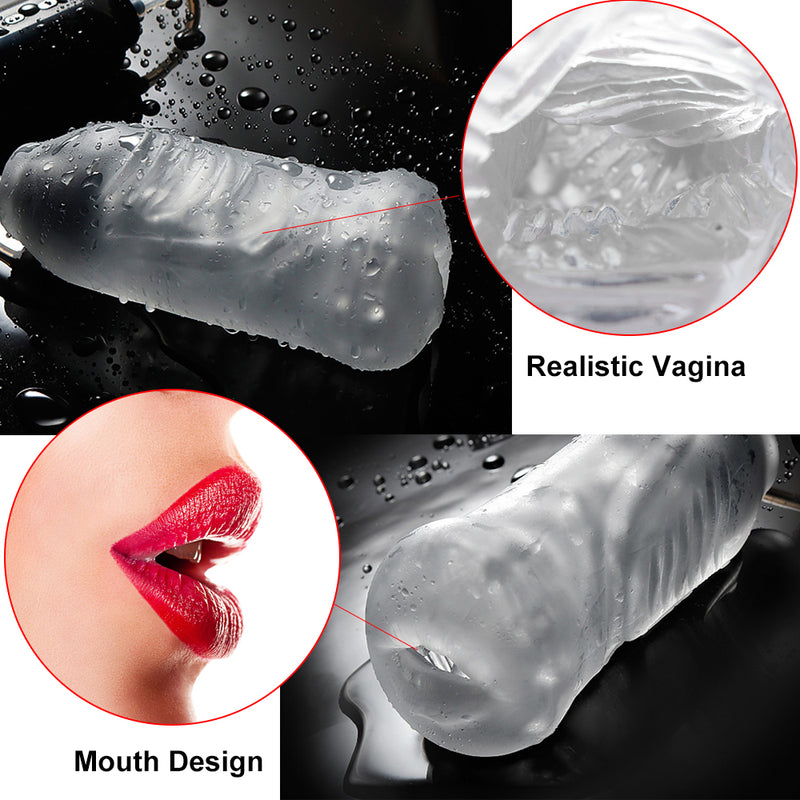 Sucking Male Masturbator Vibrator Vagina Suction Simulator Oral Pussy Blowjob