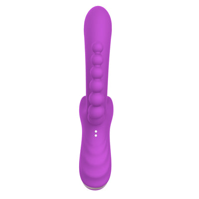 Tongue Vibrator with Clitoral Stimulator & Anal Beads V2