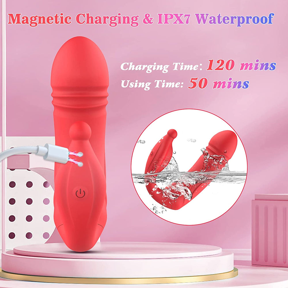 Wearable Butterfly Vibrator with Anal Beads - W8  TouchHoney