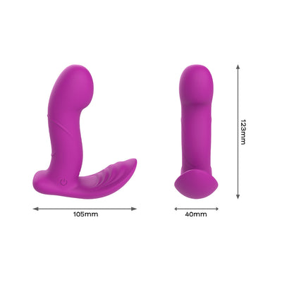Wearable Finger Wiggling Vibrator and Clit Stimulator with Remote Control W6