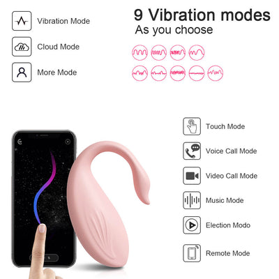 App Control Wearable G Spot Love Egg Vibrator W6