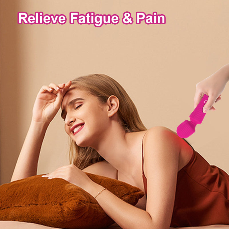 Ultra Small Silicone Wand Massager Vibrator for Clit Stimulation M4