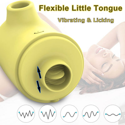 Lovely Clit Sucker and Vibrating Tongue Licker C5
