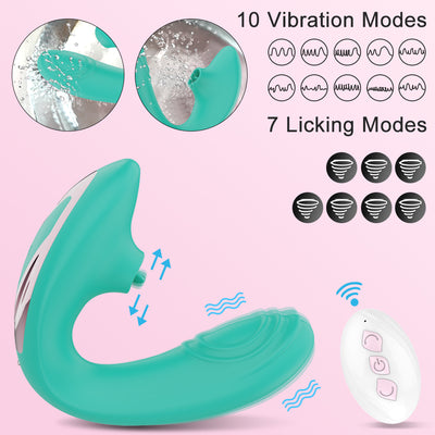 Clitoral Licking Vibrator for Clitoris Woman Clit Stimulator Remote Control G-Spot Adult Sex Toys Female Masturbation for Women