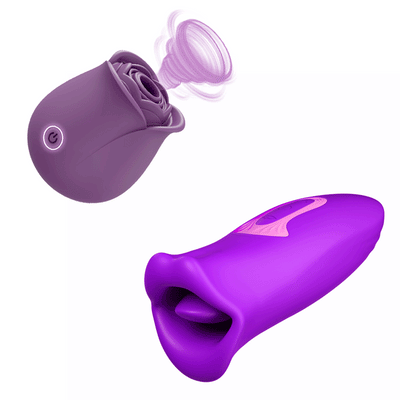 Mouth Biting Vibrator 10 Biting & 5 Vibrating Modes for Nipple Clit Stimulation - Fellare