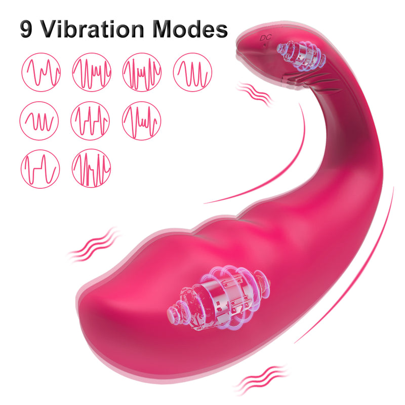 APP Remote Control Whale Double Vibrating Egg Small Size Strong Shock 9 Kinds of Vibration Modes