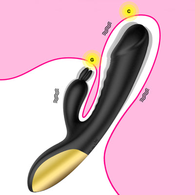 Powerful Rabbit Vibrator Female G Spot Clitoris Stimulator Masturbator Massager