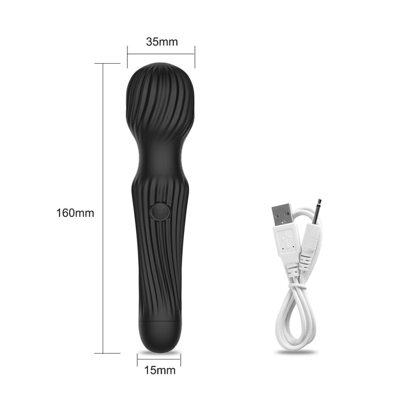 18 Speeds Powerful Dildo Vibrator AV Magic Wand G-Spot Massager Sex Toys