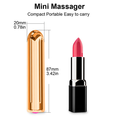 Lipstick Shaped Bullet Vibrator for Nipple and Clitoris Stimulation B1