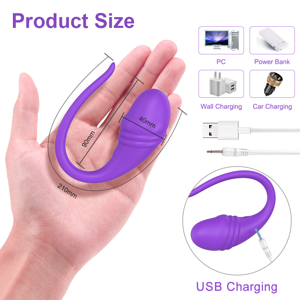 Wearable Vibrating Egg Vibrator with App Control  TouchHoney