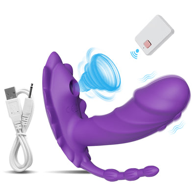 3 in 1 APP Control Vibrator Female Clit Sucker G Spot Dildo Clitoris Stimulator