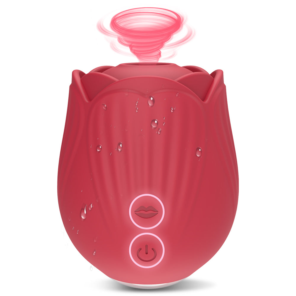 Rose Flower Tongue Licking and Vibration Clit Vibrator TouchHoney Rose Flower Tongue Licking and Vibration Clit Vibrator TouchHoney