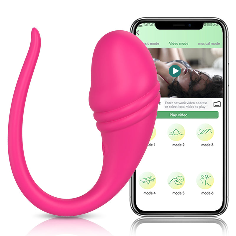Female APP Remote Control Vibrating Egg Wireless Bluetooth Vibrator Dildo G Spot Massager
