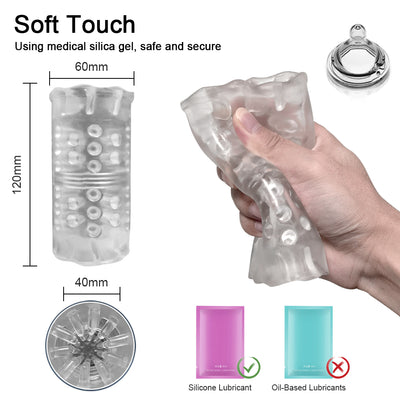 Hand-hold 7 Speed Rotating Modes Male Masturbator